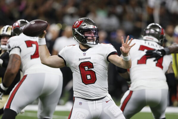 Baker Mayfield, first-place Buccaneers head into bye week with