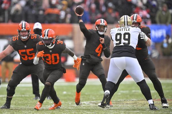 Game notes: New Orleans Saints vs. Cleveland Browns