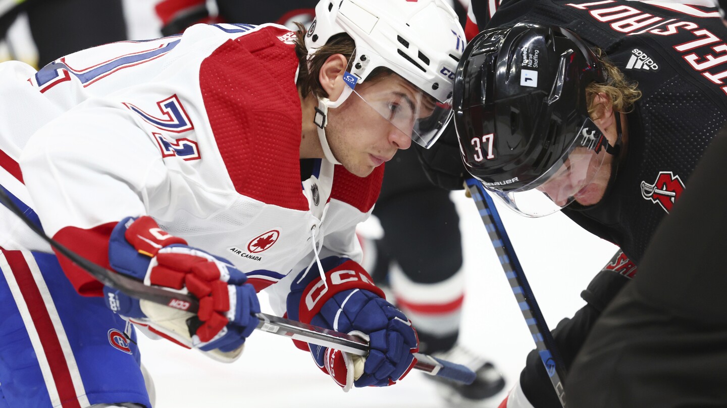 Primeau stops 46 shots as Slafkovsky's shootout goal lifts Canadiens