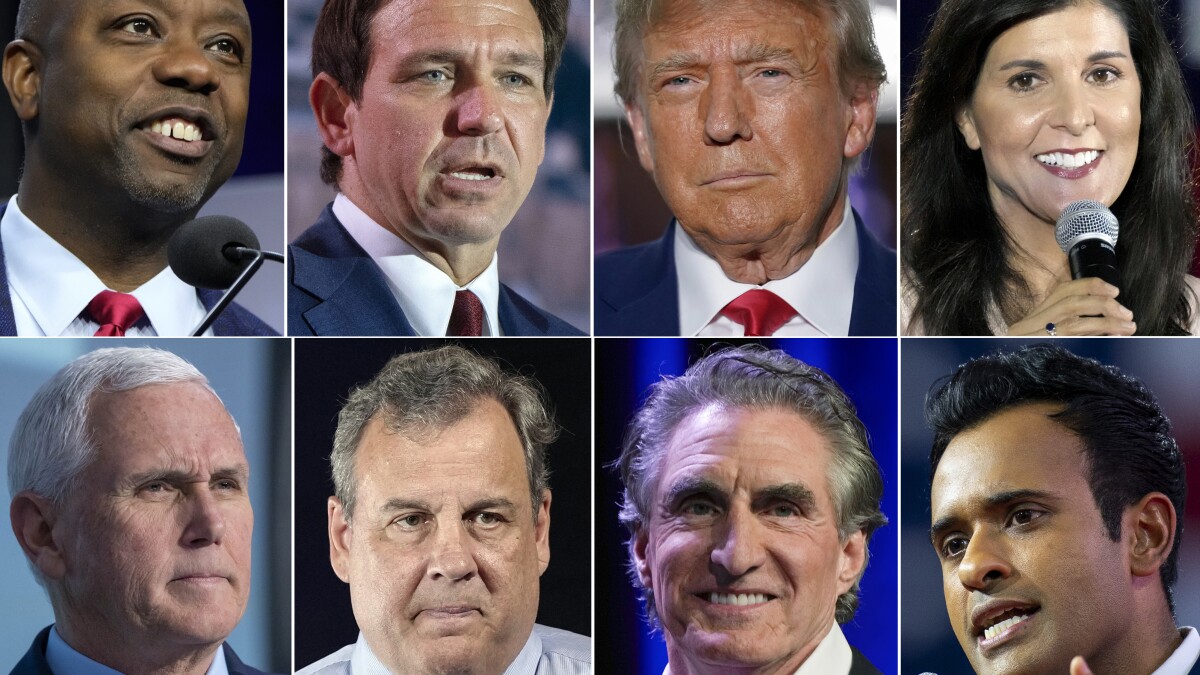 Here are the 8 Republican presidential candidates who qualified for first  debate