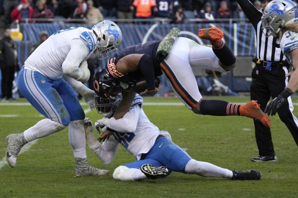 Detroit Lions rally past Bears, 31-30; Dan Campbell's 1st road win