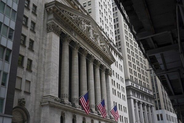 FILE - The New York Stock Exchange is seen in New York, Tuesday, June 14, 2022. (APPhoto/Seth Wenig, File)