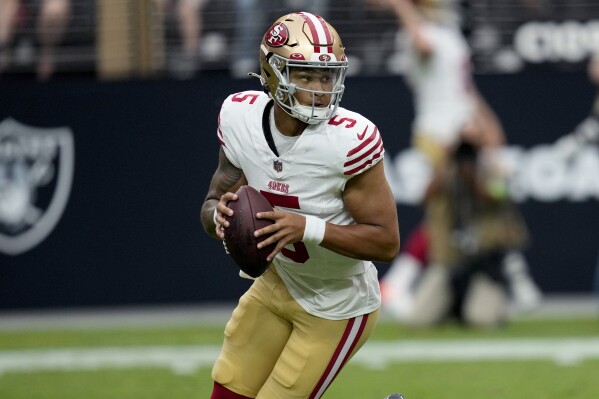 Trey Lance fights for backup spot on 49ers after being future