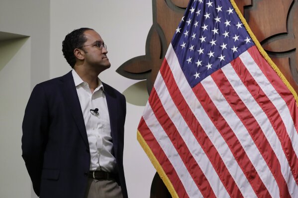 
              U.S. Rep. Will Hurd, R-Texas, waits to speak to students during a stop at the Texas A&M-San Antonio, Tuesday, Oct. 23, 2018, in San Antonio. Hurd, one of President Donald Trump’s few Republican critics in Congress is trying to hang on for another term in a Texas swing district. (AP Photo/Eric Gay)
            