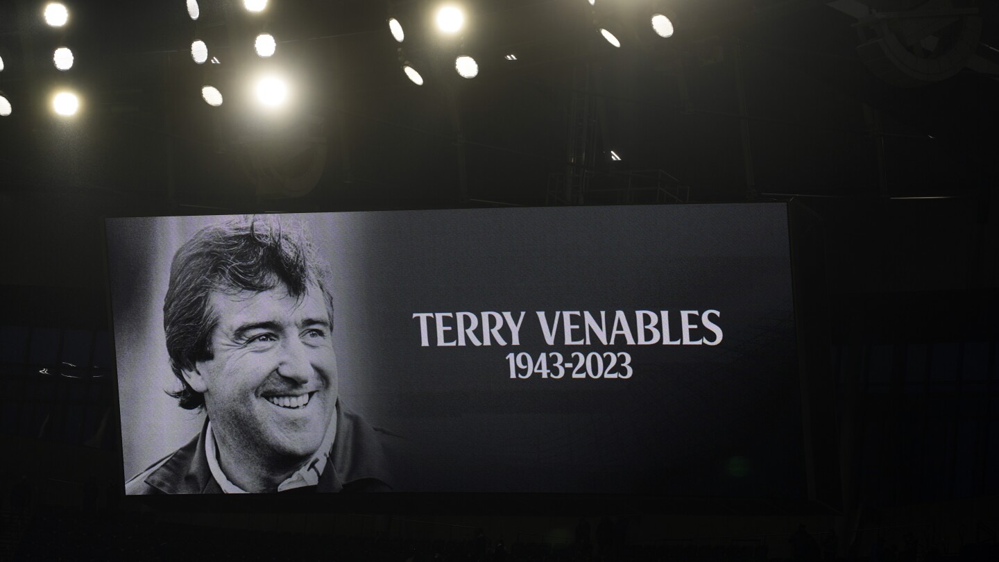 Terry Venables, former coach of England, Barcelona and Tottenham, has died.  He was 80 years old