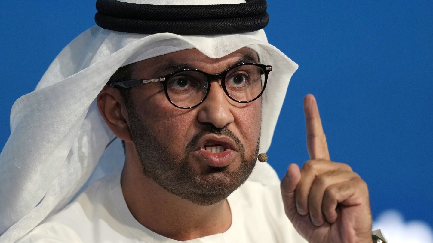 Le président désigné des Émirats arabes unis pour la COP28 de l’ONU défend sans réserve la nation accueillant les négociations sur le climat