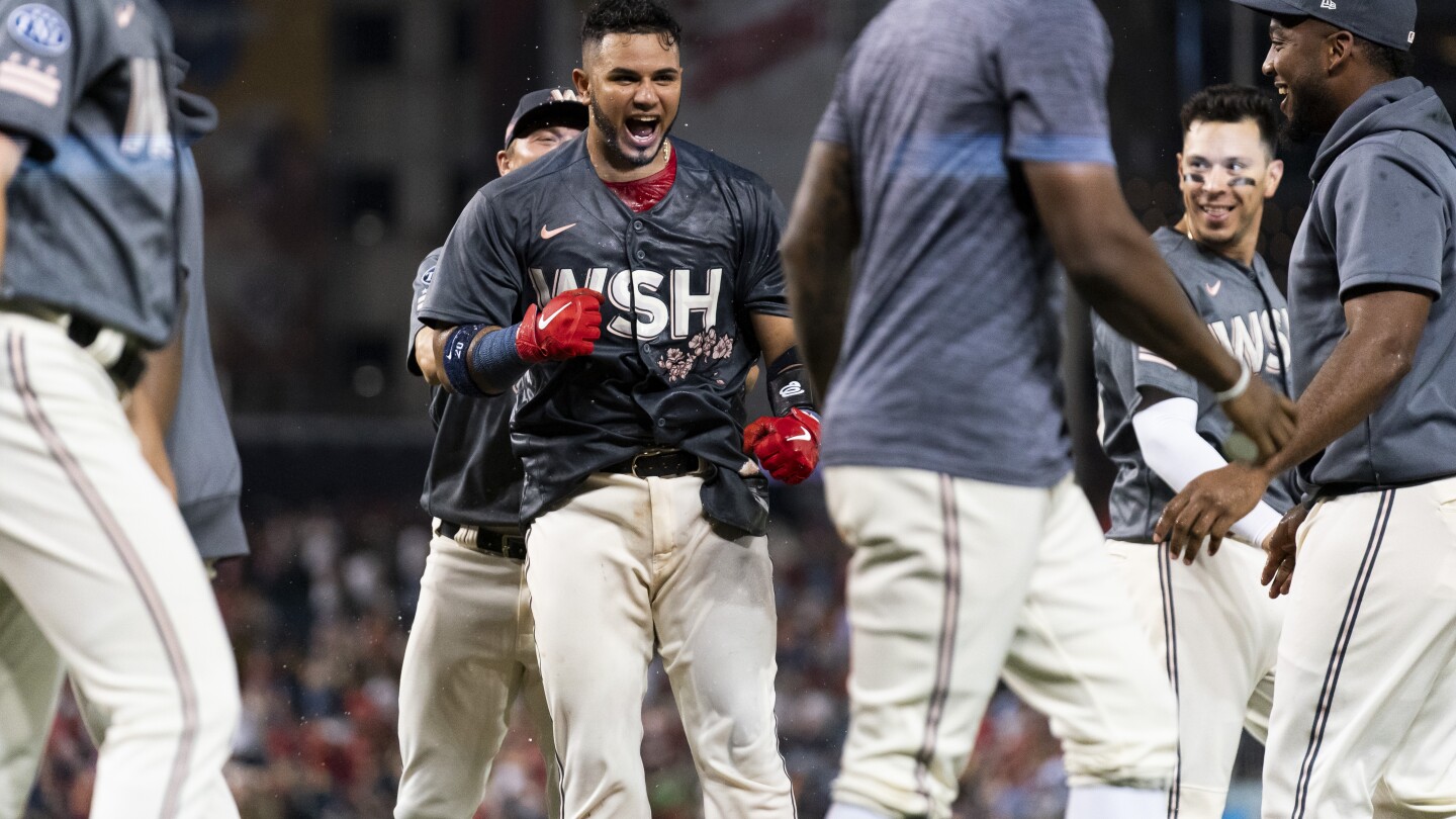 A's fall again as Nationals win on Ruiz's walkoff home run