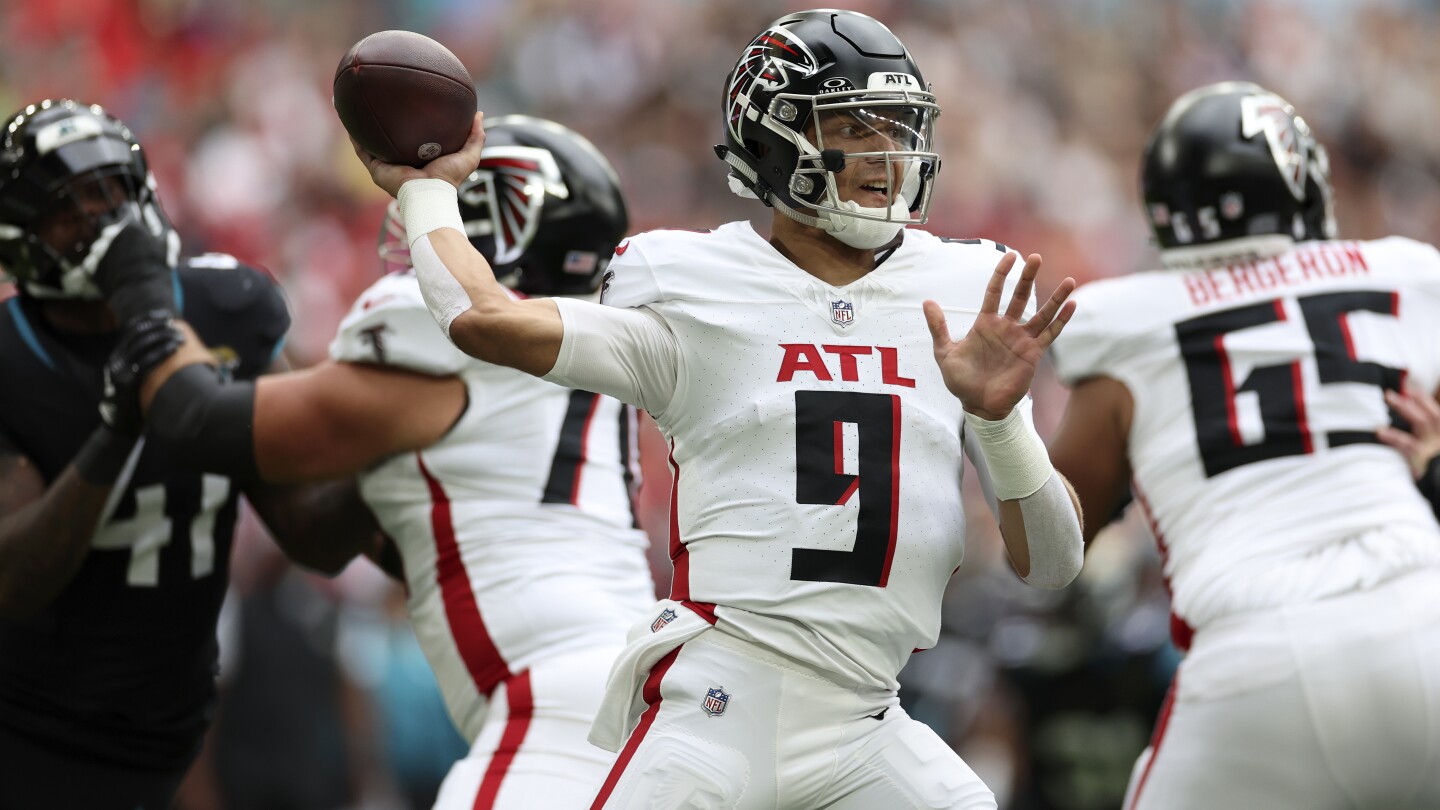 Falcons QB Ridder vows to shake off rough day after INTs in 23-7