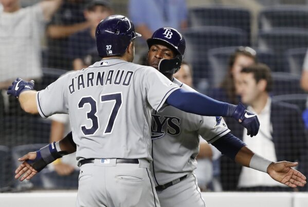 Rays Defeat the Yankees With 3 Homers From Travis d'Arnaud - The