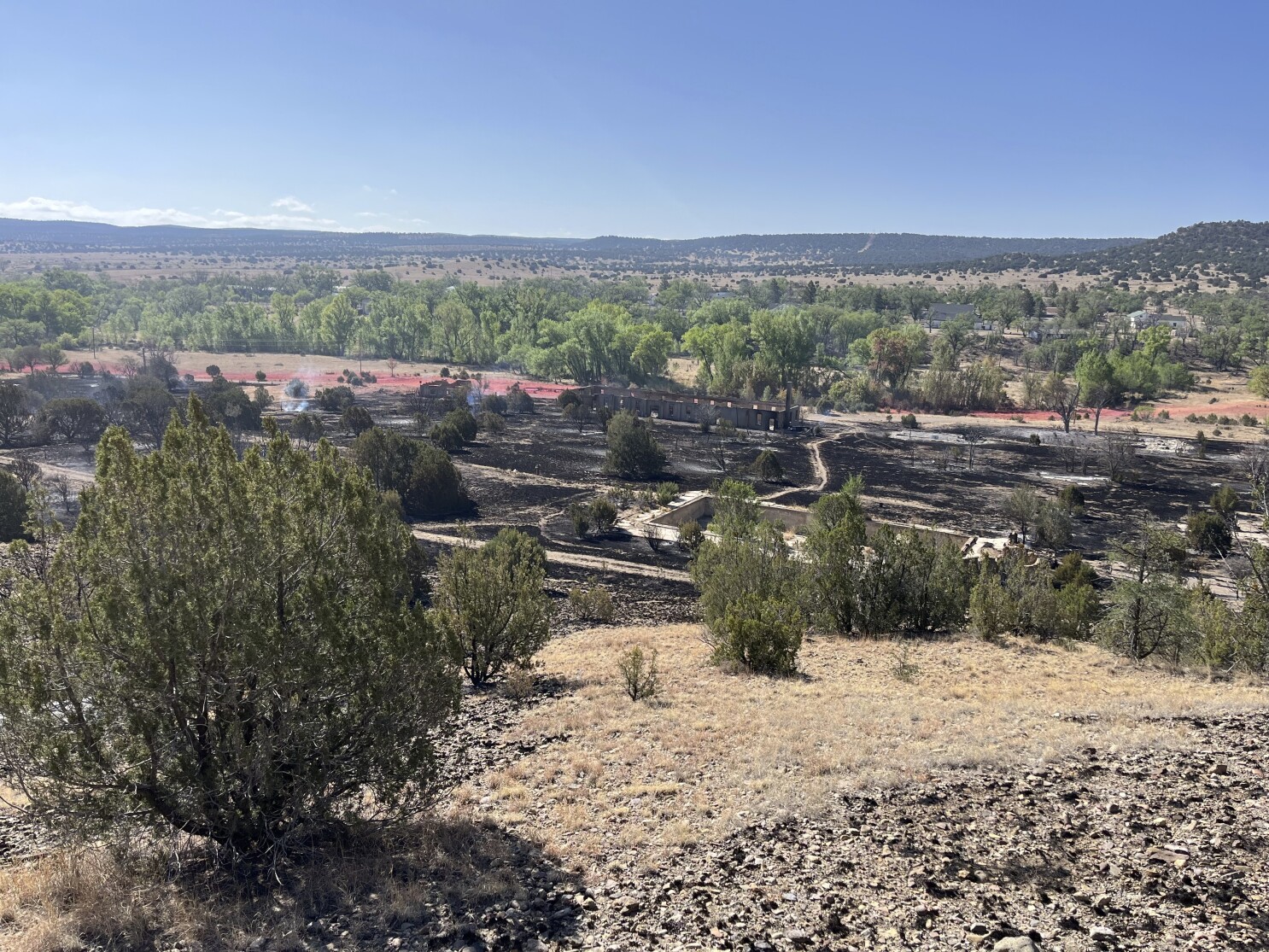 Wildfire damages Civil War-area historical site in New Mexico