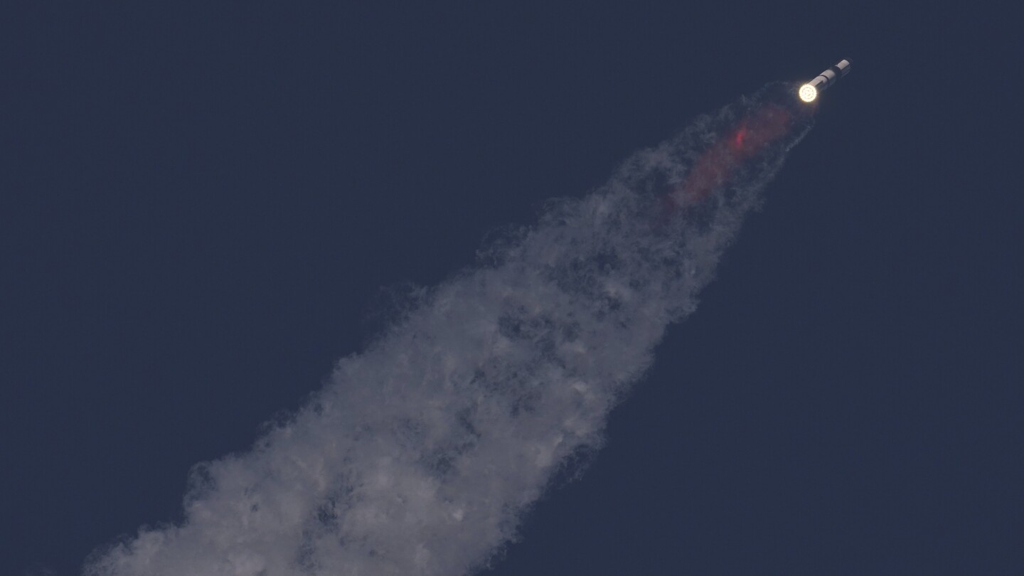 SpaceX launches another Starship rocket after back-to-back explosions, but it tumbles out of control