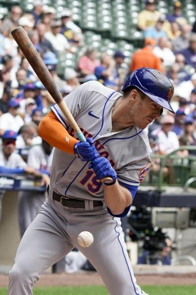 New York Mets' Mark Canha during the second inning of a baseball