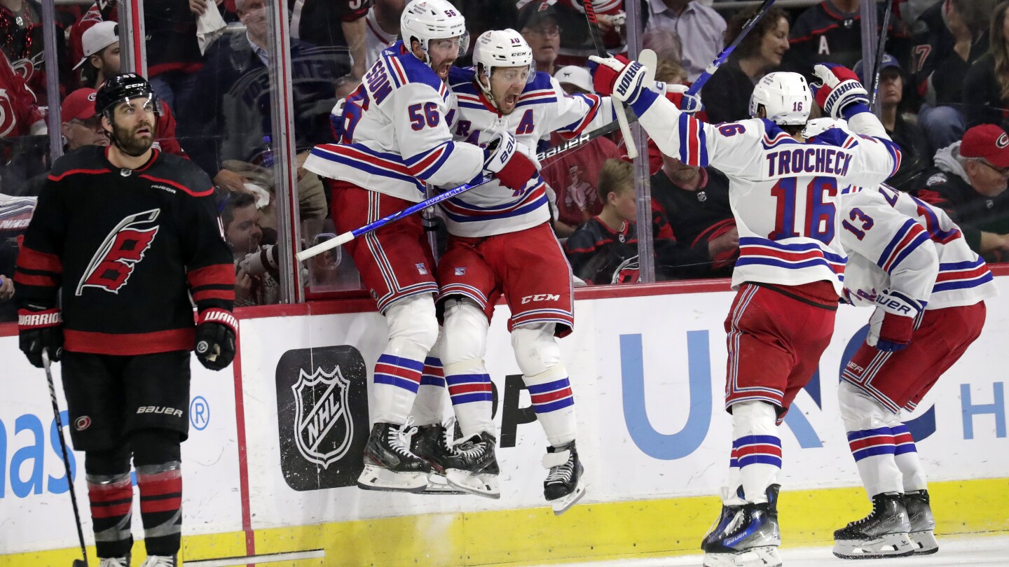 Die Rangers wollen die Hurricanes in der zweiten Runde der NHL-Playoffs besiegen