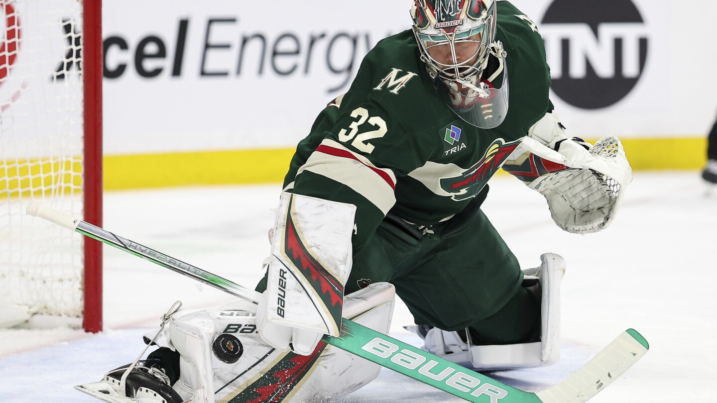 Wild ride Gustavsson into NHL playoffs after bounce-back season in goal with spotlight on Fleury