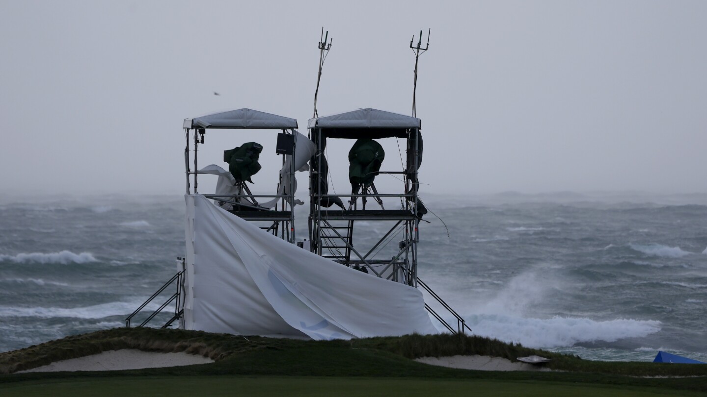 Die Endrunde der Pebble Beach Championship wurde wegen Regen und starkem Wind verschoben