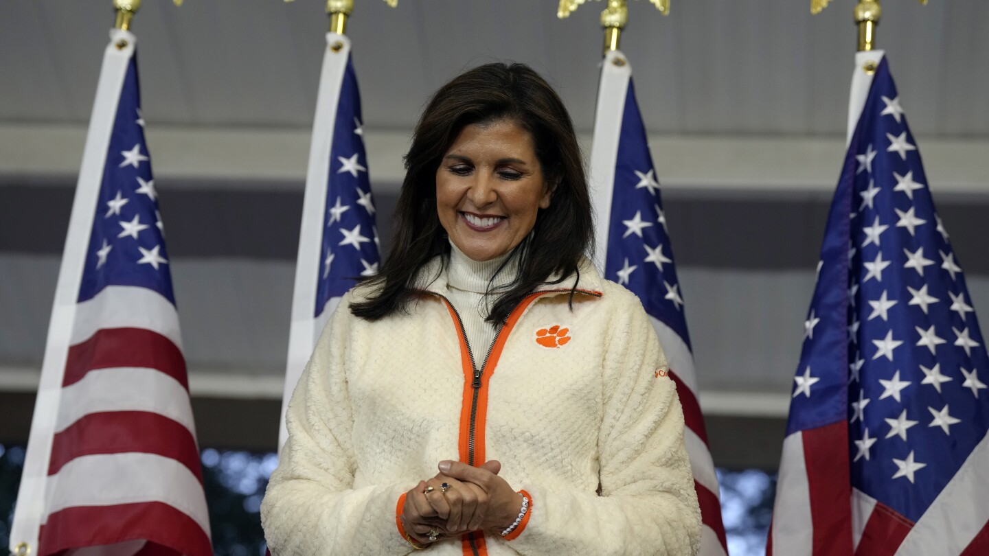 Haley did not win the GOP race against Trump.  But she doesn't let go.