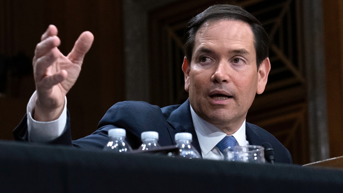 Rubio defends Trump foreign policy at Senate hearing