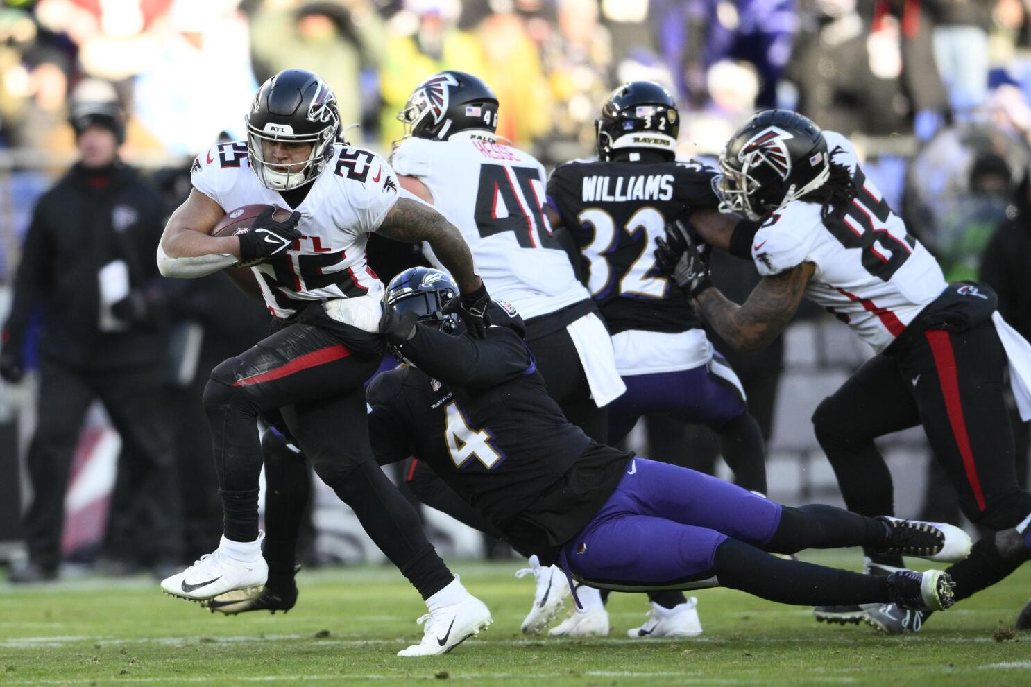 Baltimore Ravens clinch playoff spot as defense stops Atlanta Falcons