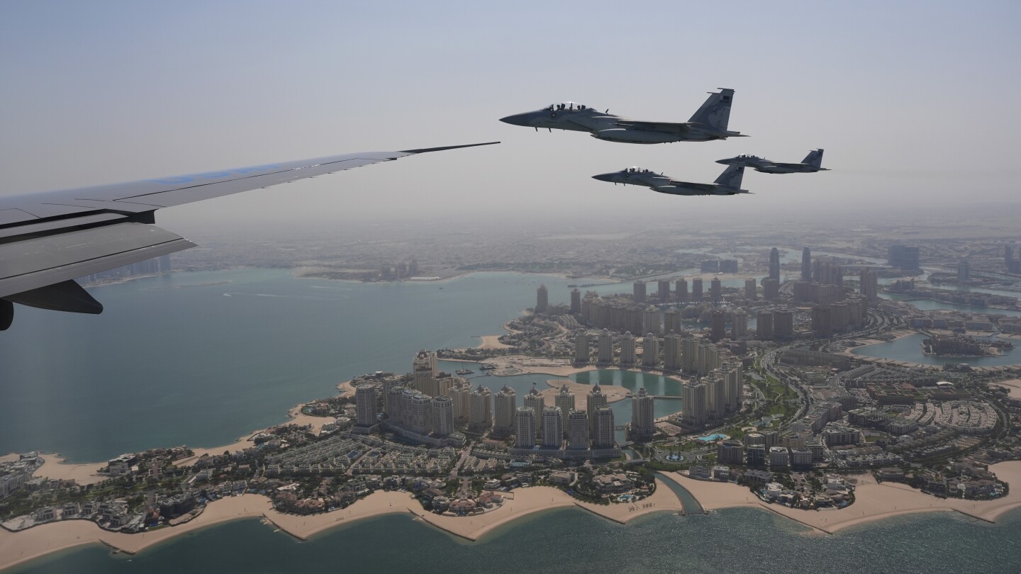 Trump’s Qatar travel is off to a flying get started as Air Drive One will get some other fighter jet escort