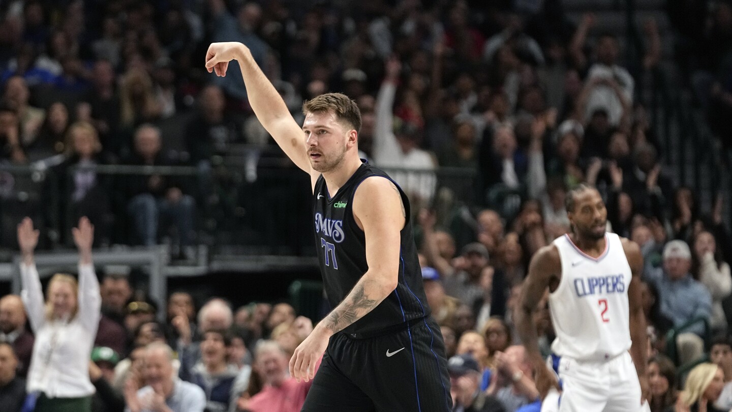 Luka Doncic scores 44 points in Mavericks' 144126 tournament win over