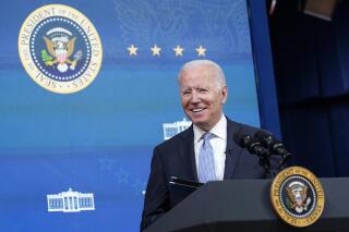President Joe Biden speaks before signing several bills during an event in the South Court Auditorium on the White House complex in Washington, Wednesday, June 30, 2021. (AP Photo/Susan Walsh)