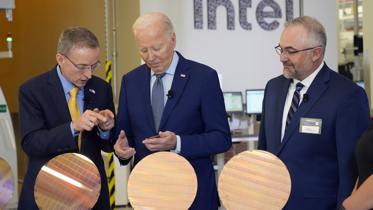 Investissements d’Intel dans les puces : Président Biden célèbre l’accord de 19,5 milliards de dollars en Arizona