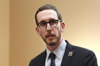 FILE - In this Jan. 21, 2020, file photo, state Sen. Scott Wiener, D-San Francisco, speaks at a news conference in Sacramento, Calif. Wiener said, Tuesday, July 6, 2021, he was told the Assembly Health Committee will delay until next year a hearing on his bill that would give opioid users a place to inject drugs in supervised settings. (AP Photo/Rich Pedroncelli, File)