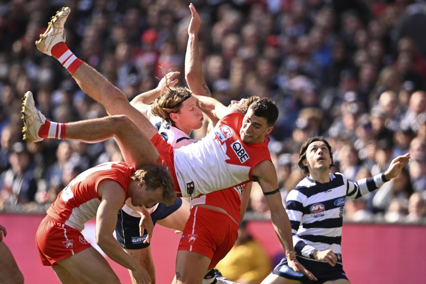 Geelong ends 11-year title drought in Aussie Rules football