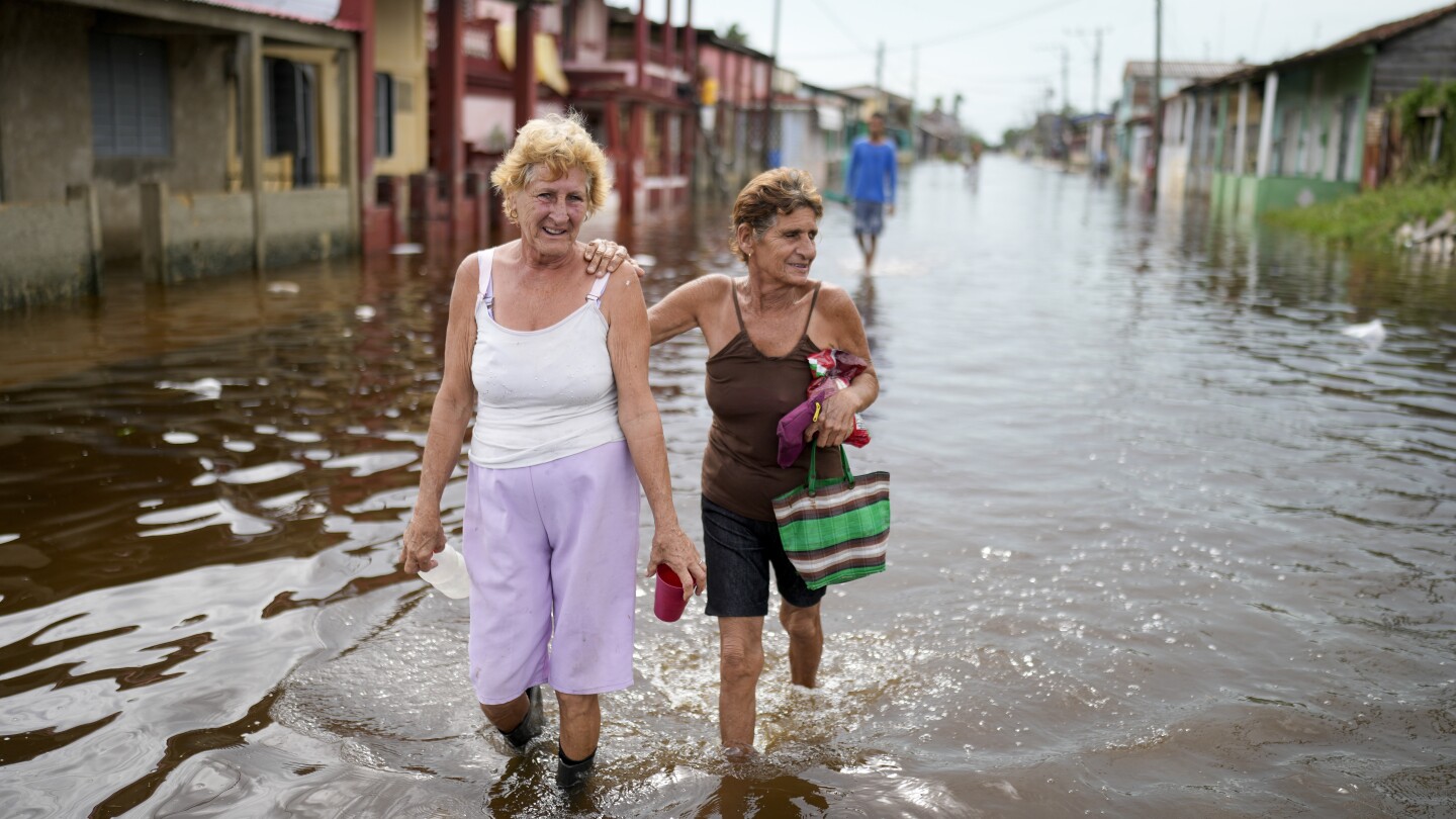 Cuba left reeling after Category 3 hurricane ravages island and knocks out power grid