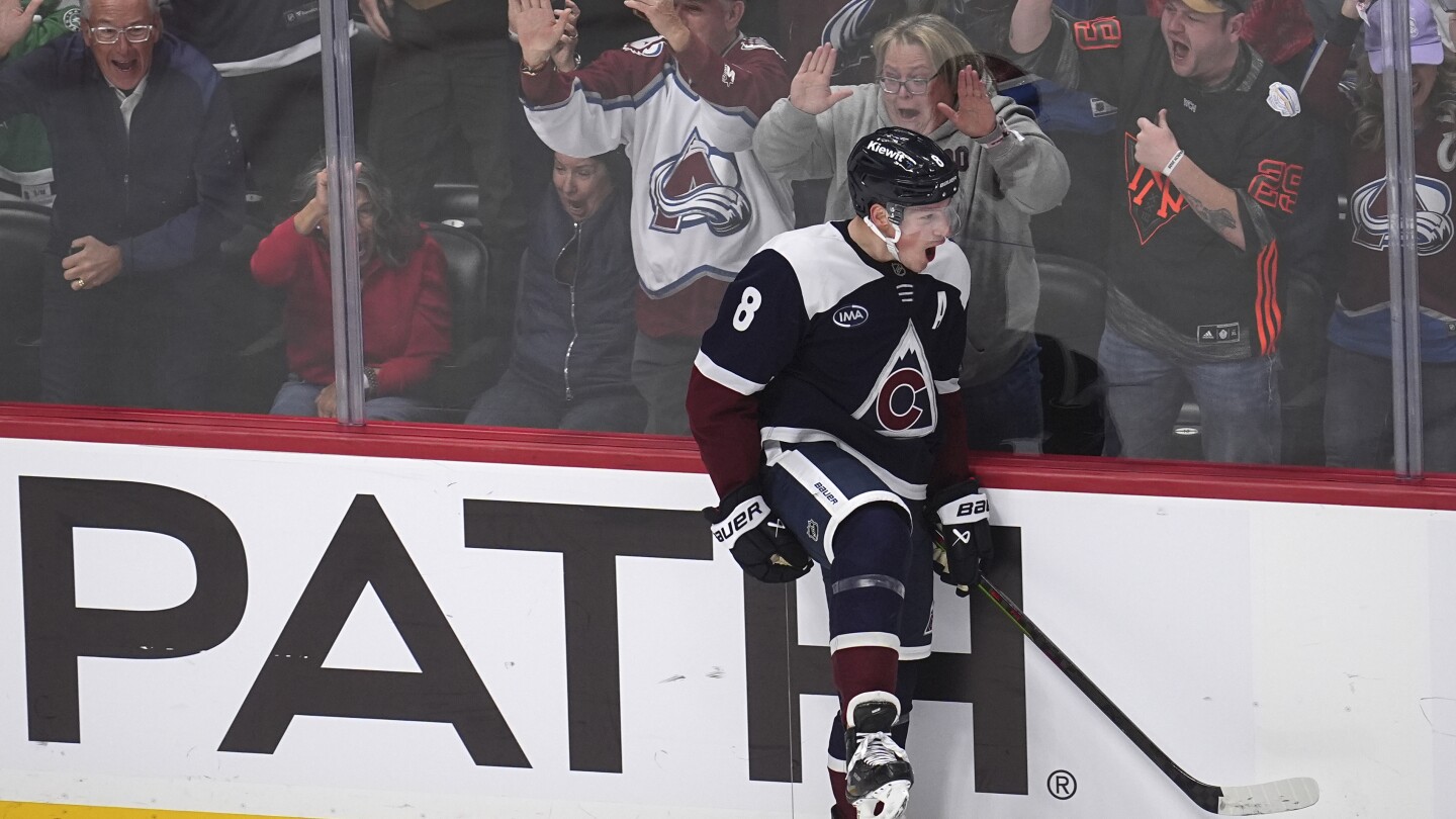 Makar Leads Avalanche to Victory in OT Thriller