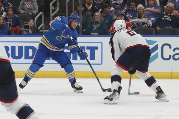 Barbashev and Neighbours goals lift Blues over Blue Jackets
