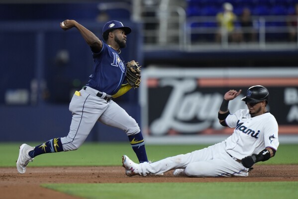 Randy Arozarena, Josh Lowe and Isaac Paredes slug homers to lead Rays over  Marlins 11-2 - The San Diego Union-Tribune