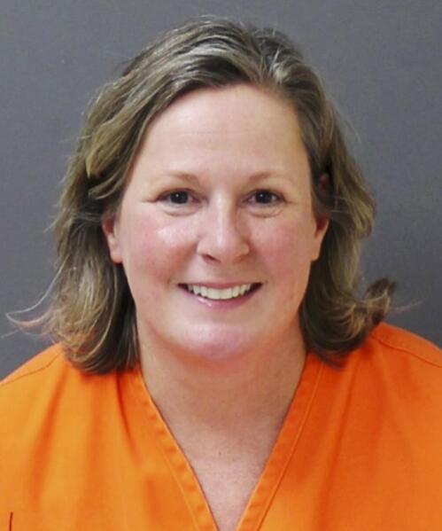 This inmate photo provided by the Minnesota Department of Corrections on Thursday, Dec. 23, 2021, shows former Brooklyn Center Police Officer Kim Potter. Potter was convicted on Thursday of two manslaughter charges in the killing of Daunte Wright, a Black motorist she shot during a traffic stop after she said she confused her gun for her Taser. (Minnesota Department of Corrections via AP)