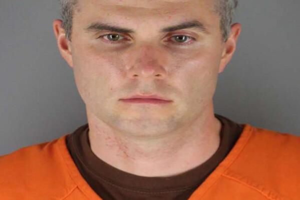 FILE - This photo provided by the Hennepin County Sheriff's Office in Minnesota on June 3, 2020, shows Thomas Lane. Lane former Minneapolis police officer pleaded guilty Wednesday, May 18,2022 to a state charge of aiding and abetting second-degree manslaughter in the killing of George Floyd. As part of the plea deal, Thomas Lane will have a count of aiding and abetting second-degree unintentional murder dismissed.(Hennepin County Sheriff's Office via AP, File)