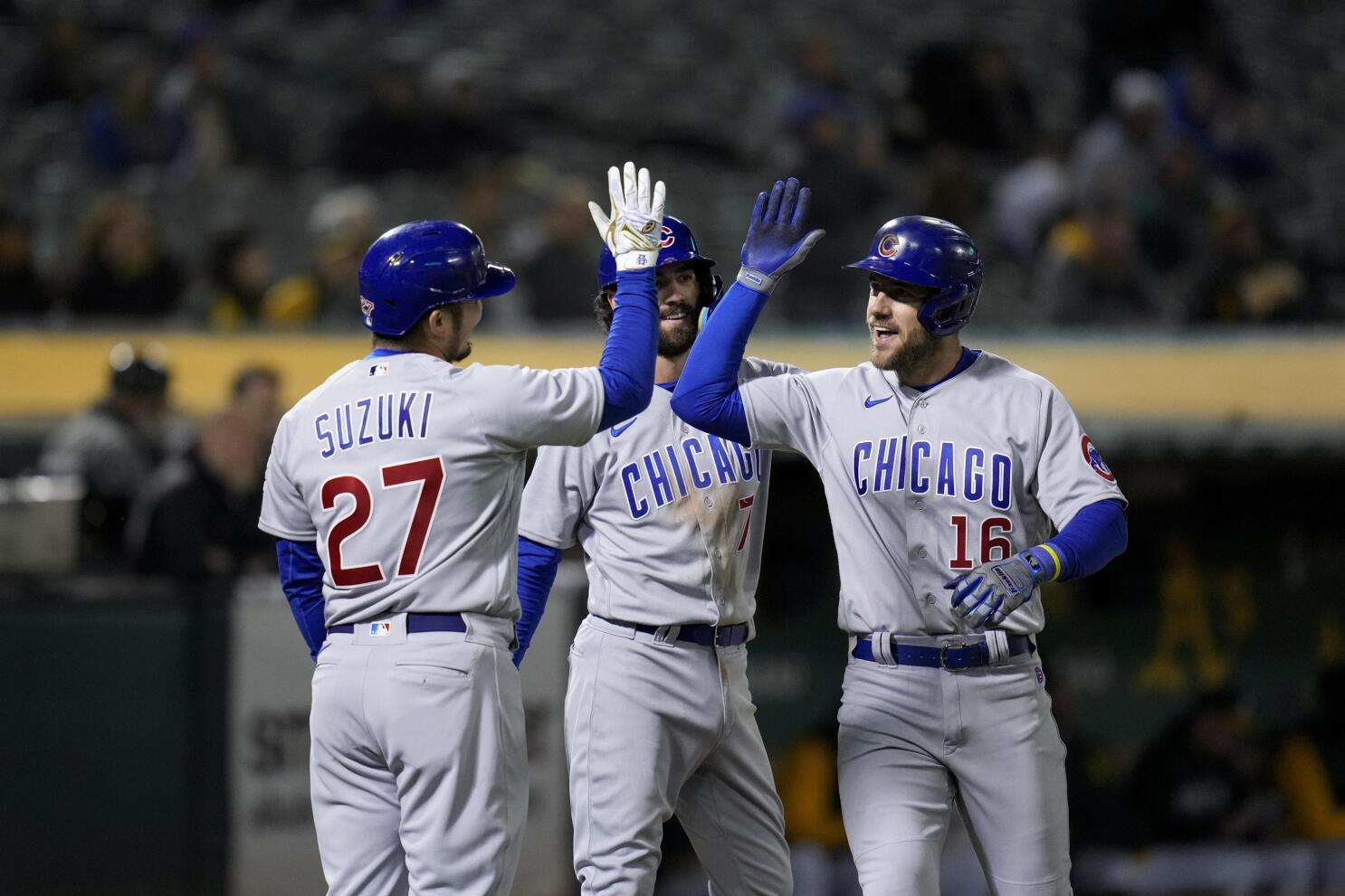 Patrick Wisdom hits 2 more homers as Cubs pound Athletics