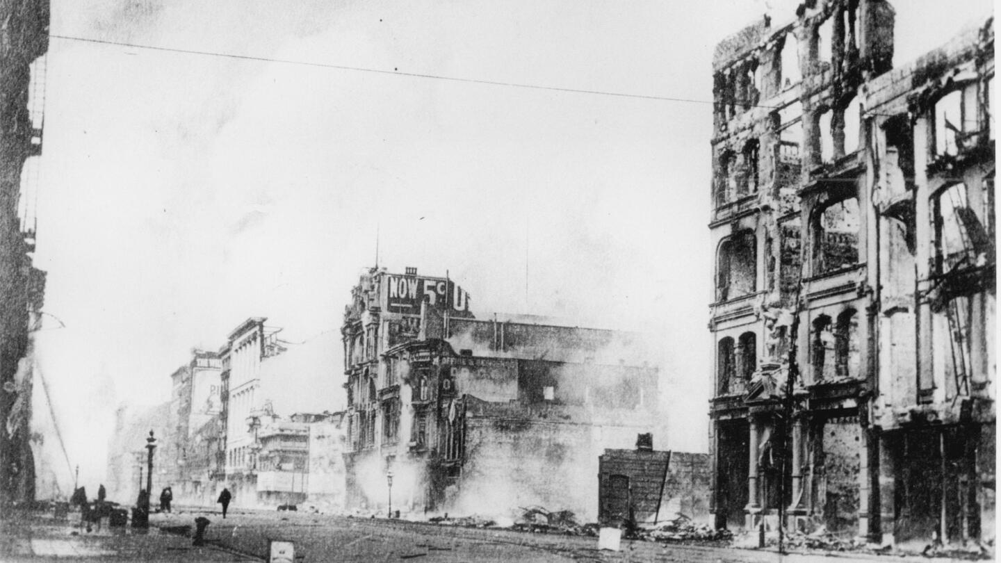 Днес в историята На 18 април 1906 г опустошително земетресение удари