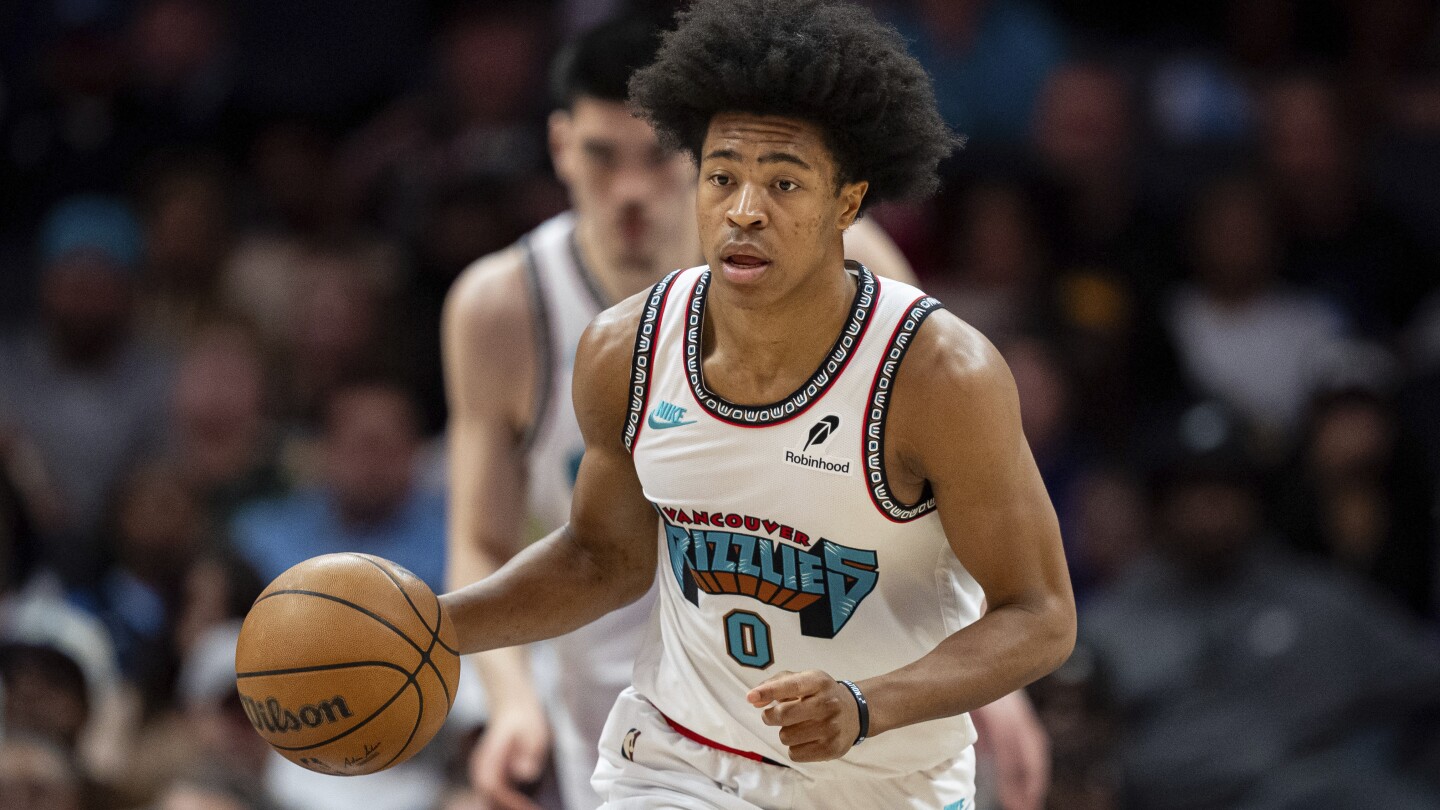 Grizzlies' Jaylen Wells breaks his wrist after hard landing sends rookie to the hospital