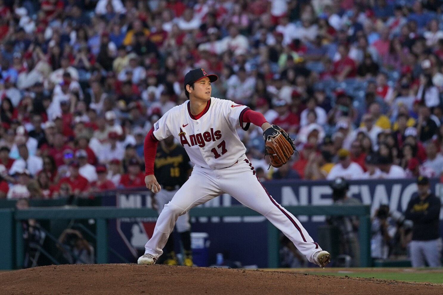 ANAHEIM, CA - APRIL 21: Los Angeles Angels pitcher Shohei Ohtani