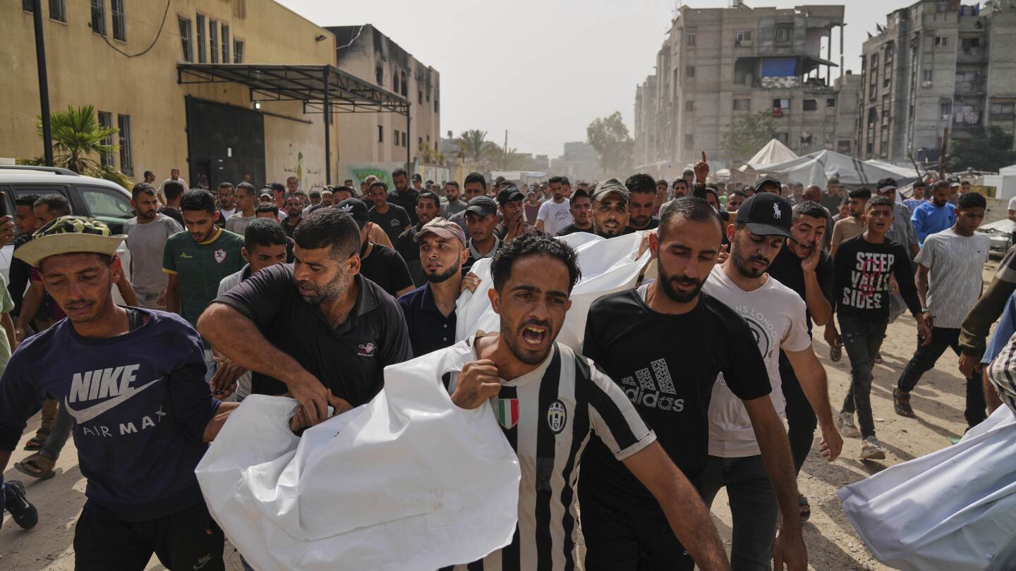 Israeli strikes across Gaza kill dozens and force a main hospital to close, health officials say