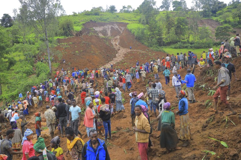 Mudslides in Ethiopia have killed no less than 229. It is not transparent what number of people are nonetheless lacking