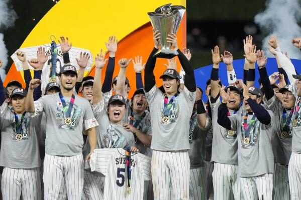 Shohei Ohtani fans his Angels teammate as Japan tops U.S. 3-2 for baseball  title : NPR