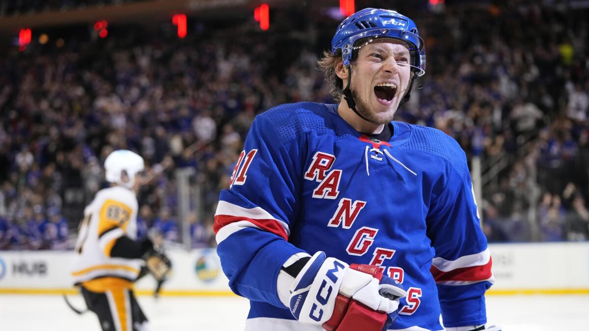 Panarin, Shesterkin lead Rangers to 6-0 rout of Penguins