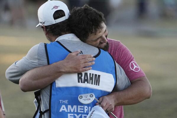 Rahm outlasts rookie Thompson to win AmEx by 1 stroke | AP News