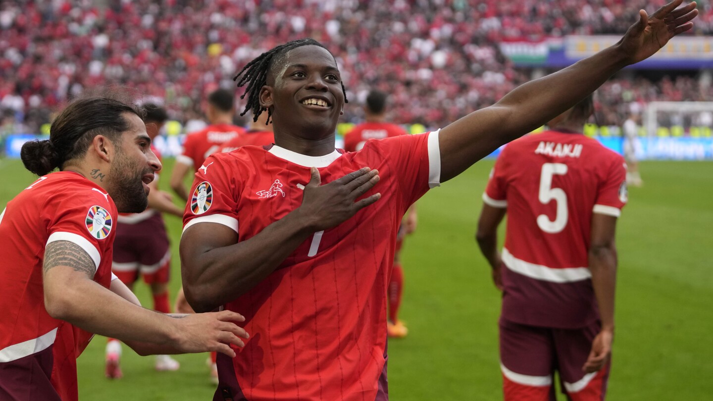 Емболо вкарва гол при завръщането си, докато Швейцария успява да победи Унгария с 3-1 на Евро 2024