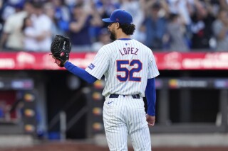 Cubs sign Jorge López to a minor league contract, giving the veteran  reliever another chance | AP News