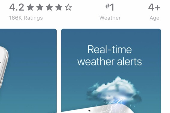 FILE - A mobile phone with The Weather Channel app, Jan. 4, 2019, in Los Angeles. IBM has agreed to sell assets of The Weather Company to private equity firm Francisco Partners for an undisclosed amount, the two companies announced Tuesday, Aug. 22, 2023. The acquisition will include Weather Channel mobile and the Weather.com — among other digital properties and enterprise offerings across industries and mediums, as well as The Weather Company's forecasting science and technology platform. (AP Photo/Brian Melley, File)
