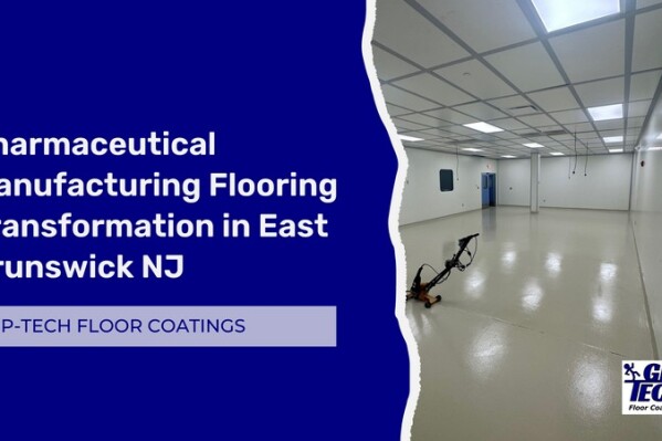 Grip-Tech Floor Coatings Sets New Standard in Pharmaceutical Epoxy Flooring with Strive Pharmaceuticals Project