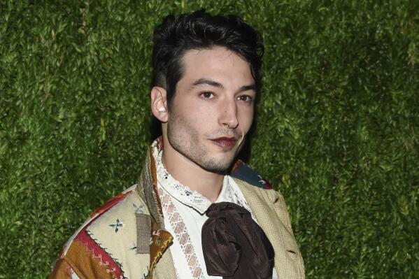 FILE - Ezra Miller attends the 15th annual CFDA/Vogue Fashion Fund event at the Brooklyn Navy Yard in New York on Nov. 5, 2018. Miller, known for playing "The Flash" in "Justice League" films, has reached a plea agreement with Vermont prosecutors in which they will plead guilty to an unlawful trespass charge that they broke into a home and stole three bottles of liquor. (Photo by Evan Agostini/Invision/AP, File)