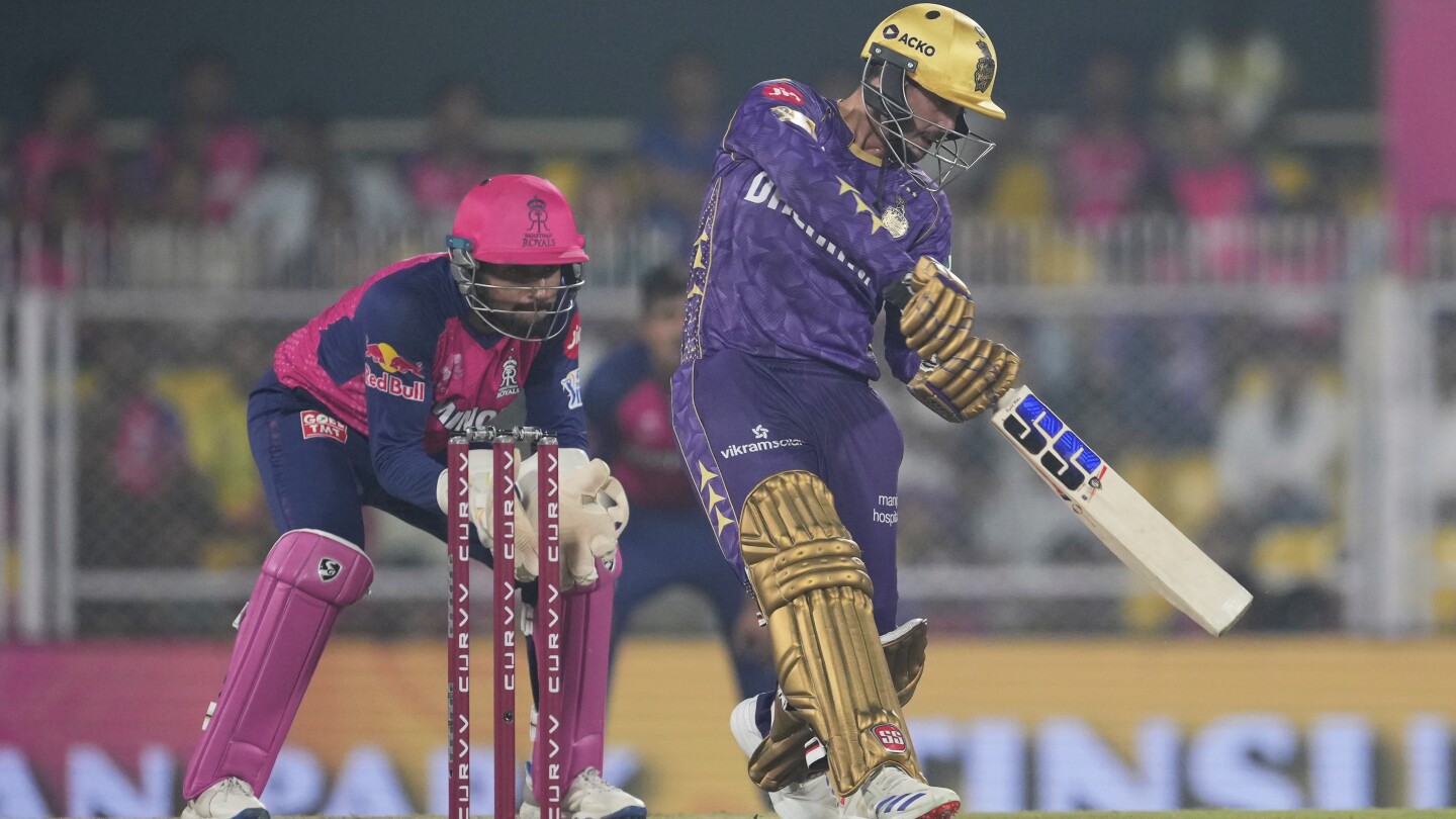 KKR Secures First IPL Win Over RR