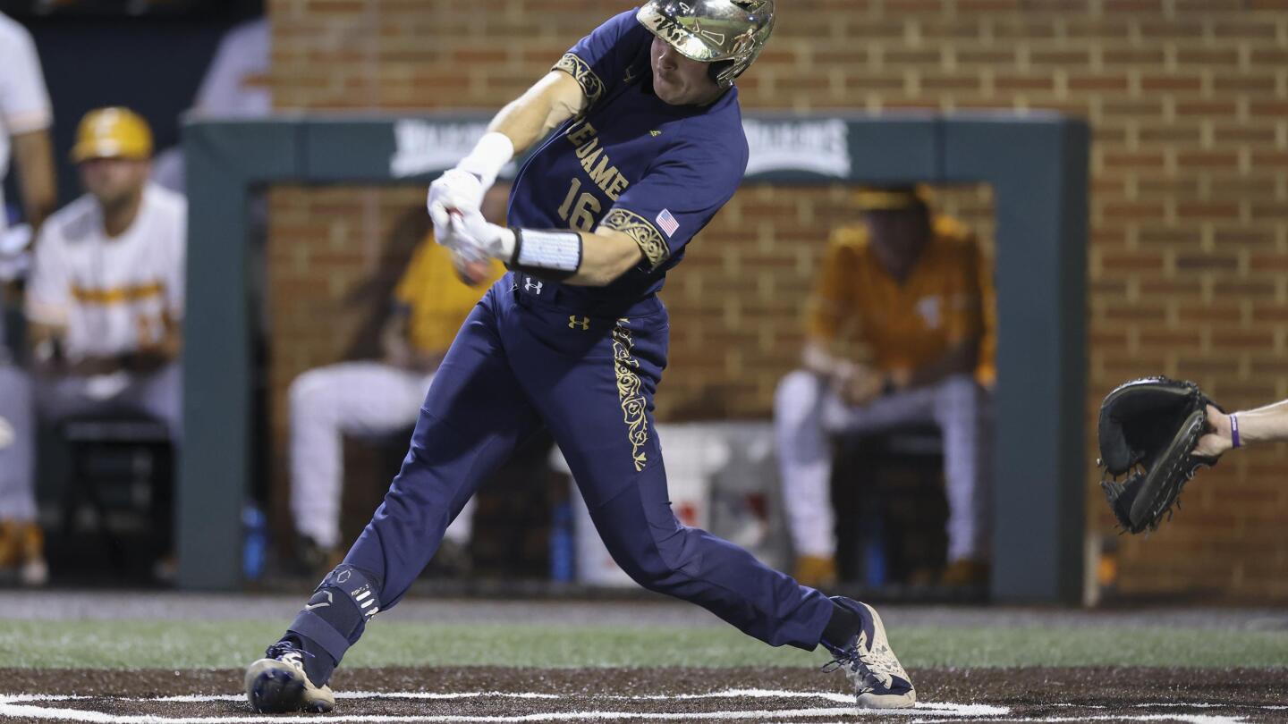 NCAA baseball super regionals: Notre Dame stuns Tennessee; Troy